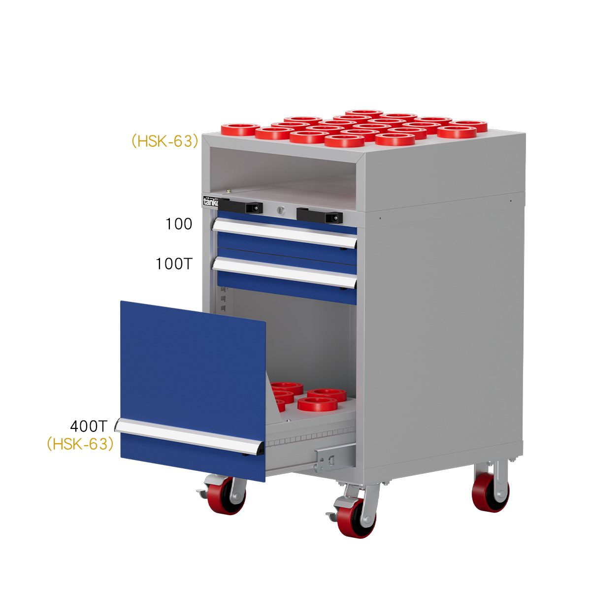 Mobile CNC Tool Cabinet - H1000 EA-7032-88MN