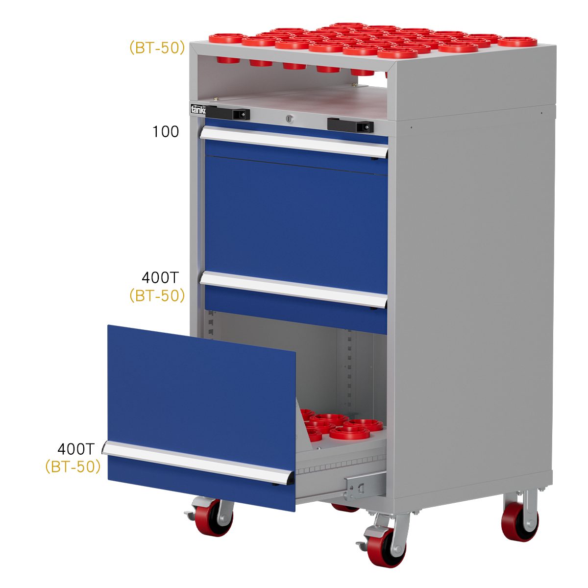 Mobile CNC Tool Cabinet - H1300 EB-10032-333MN