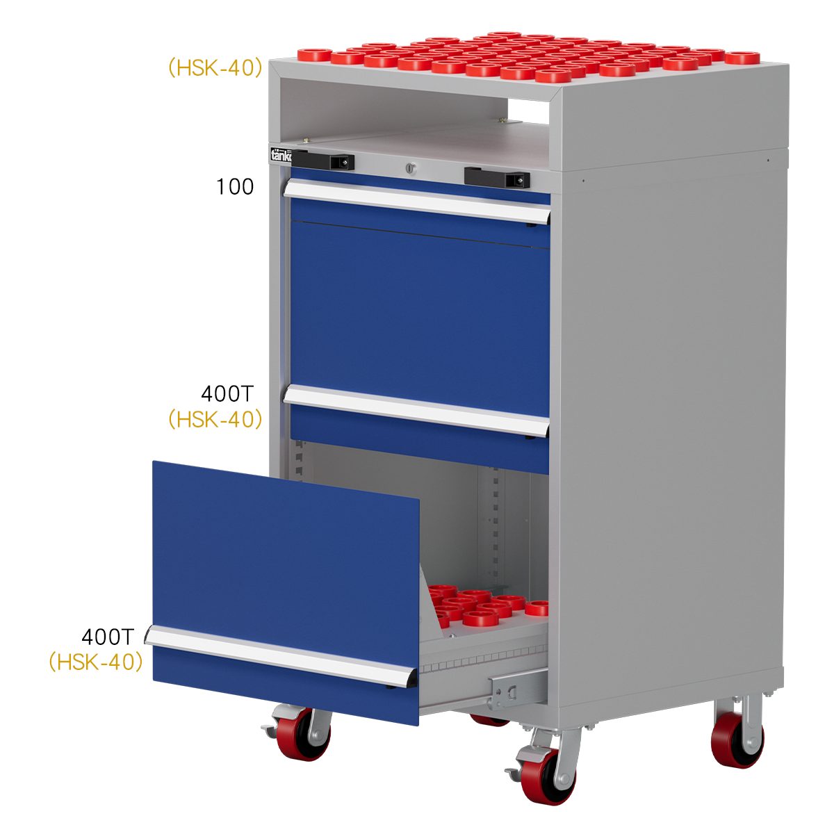 Mobile CNC Tool Cabinet - H1300 EB-10032-666MN