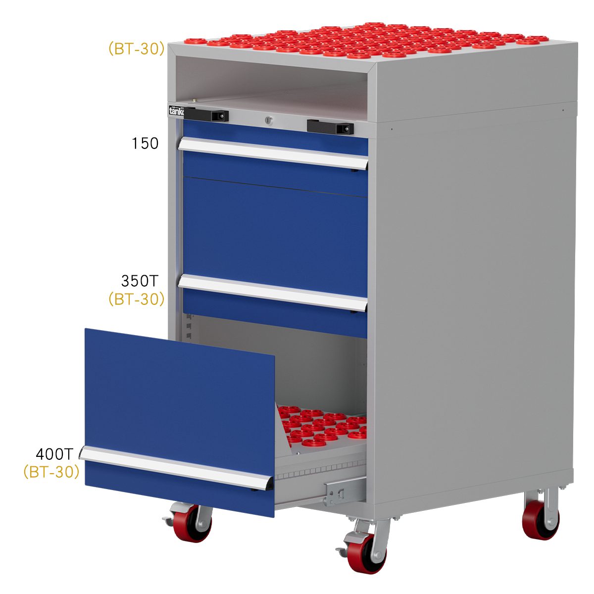 Mobile CNC Tool Cabinet - H1300 ED-10031-111MN