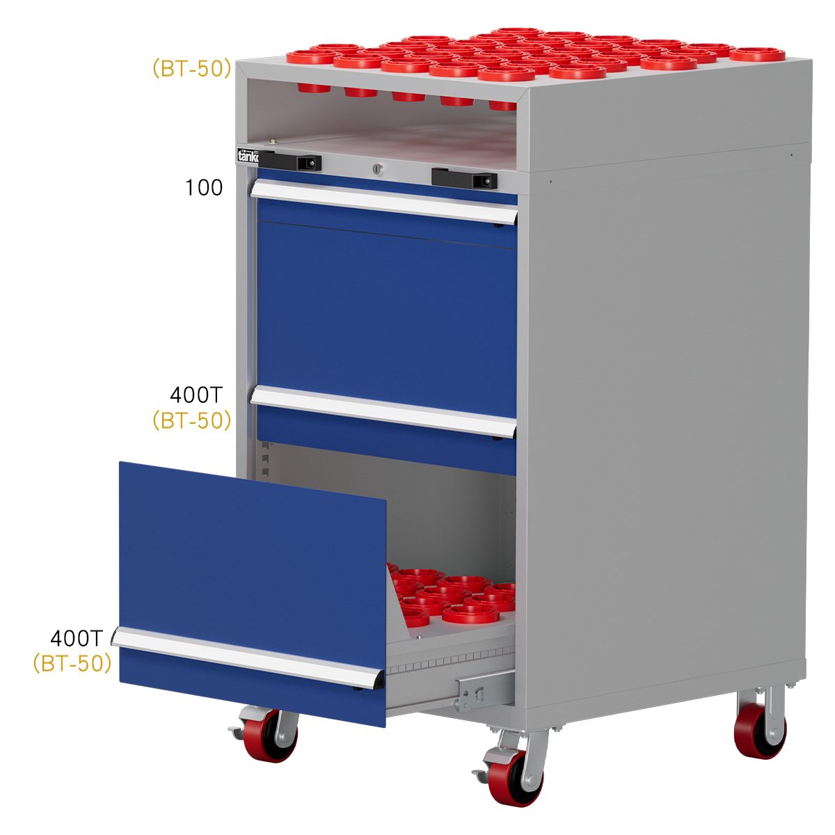 Mobile CNC Tool Cabinet - H1300 ED-10032-333MN