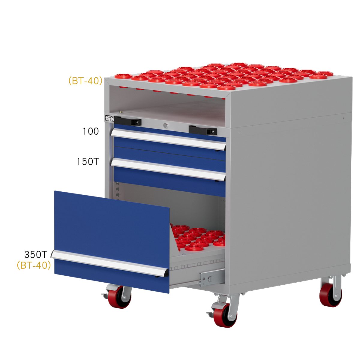 Mobile CNC Tool Cabinet - H1000 ED-7031-22MN