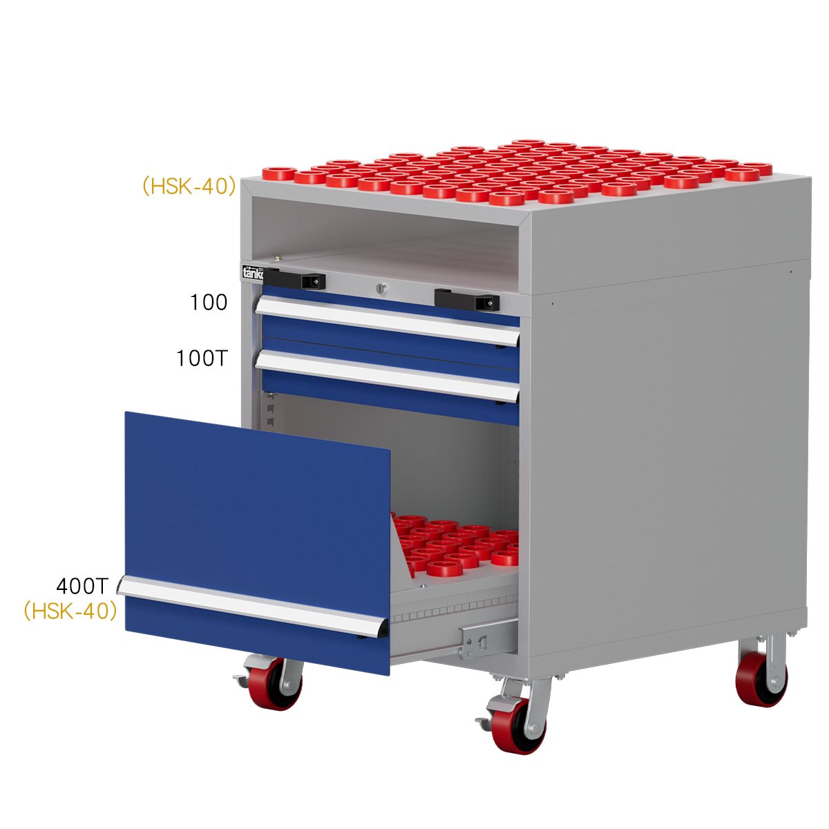 Mobile CNC Tool Cabinet - H1000 ED-7032-66MN