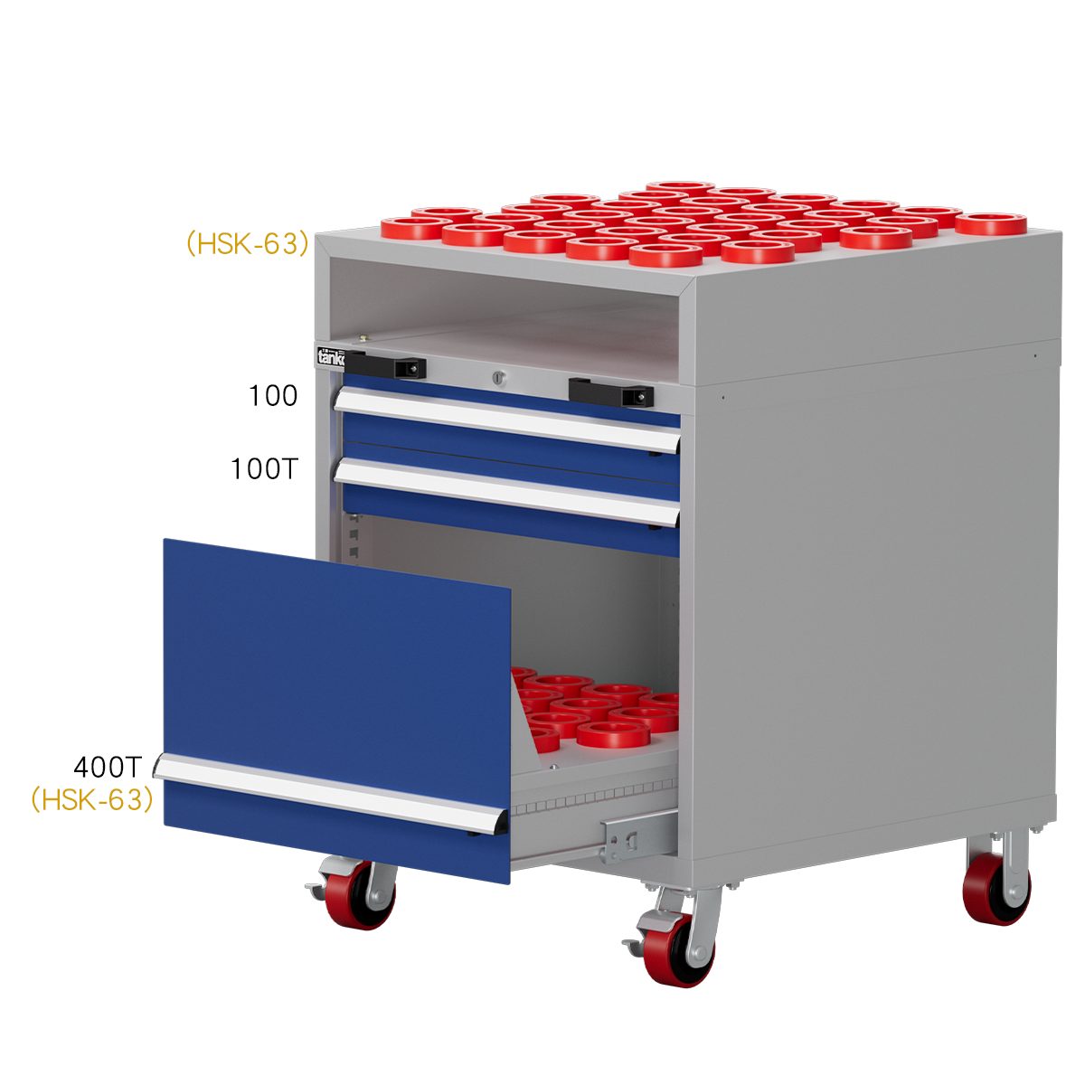 Mobile CNC Tool Cabinet - H1000 ED-7032-88MN