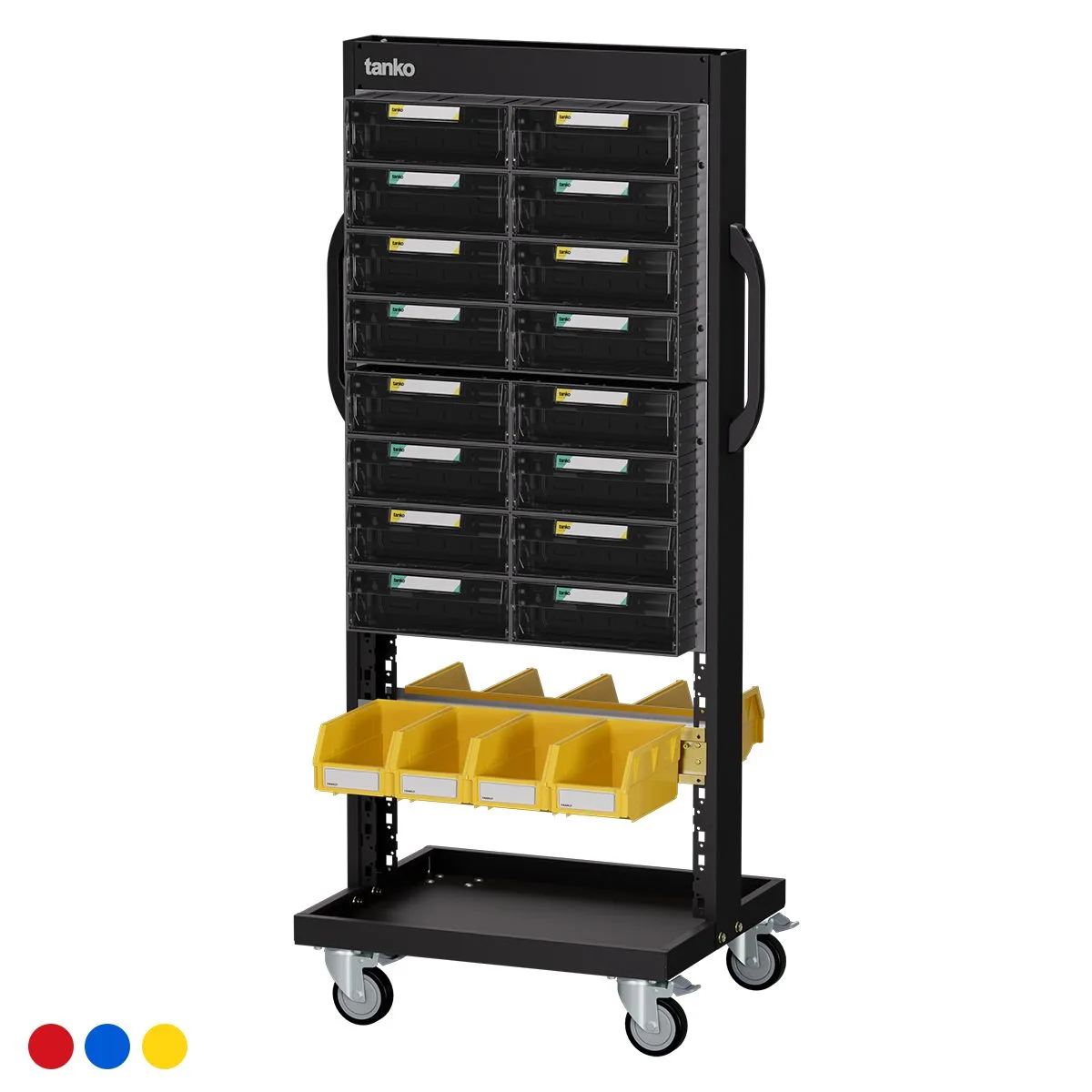Tilt Out Bins Cart