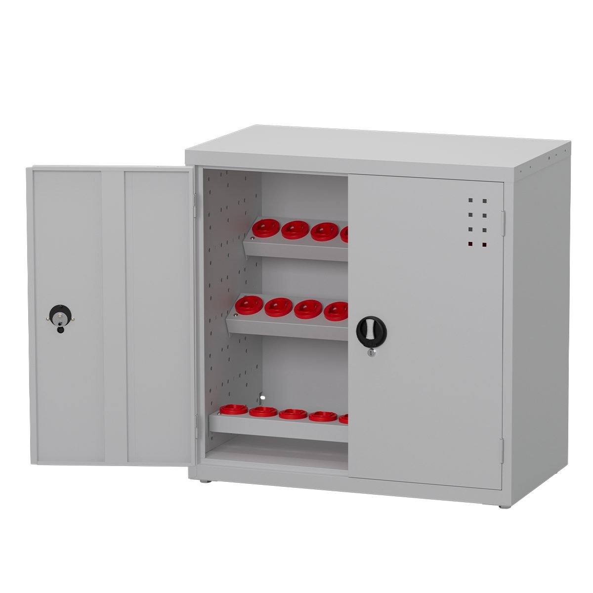 CNC Tool Cabinet with Door SAN-332 — W900xD515xH900 mm