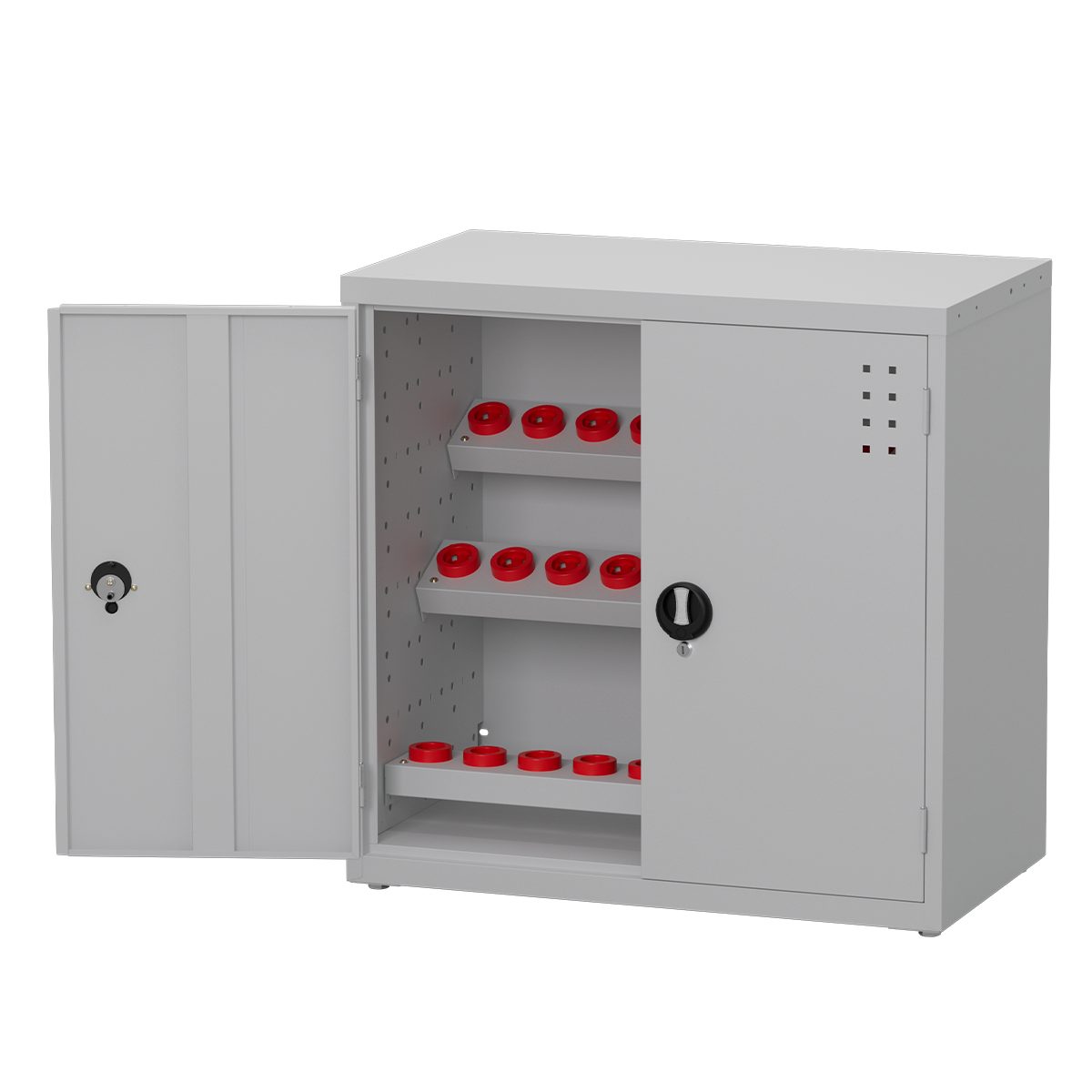 CNC Tool Cabinet with Door SAN-336 — W900xD515xH900 mm