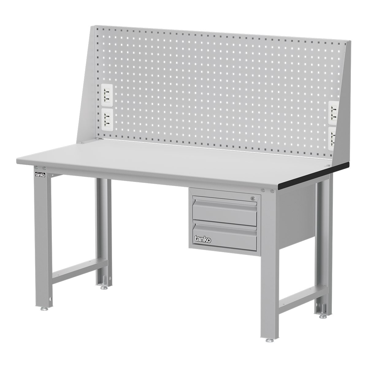 Professional Workbench — Hanging Cabinet WBS-53022F4A — Laminate top(F), W1500xD750xH800mm
