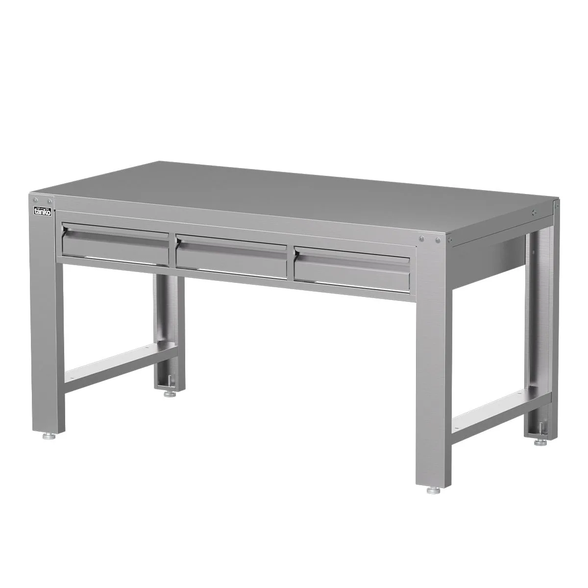 Stainless Steel Workbench — Drawers
