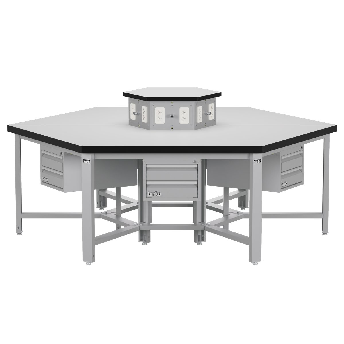 Hexagonal Workbench — Hanging Cabinet — WHB-881F1A