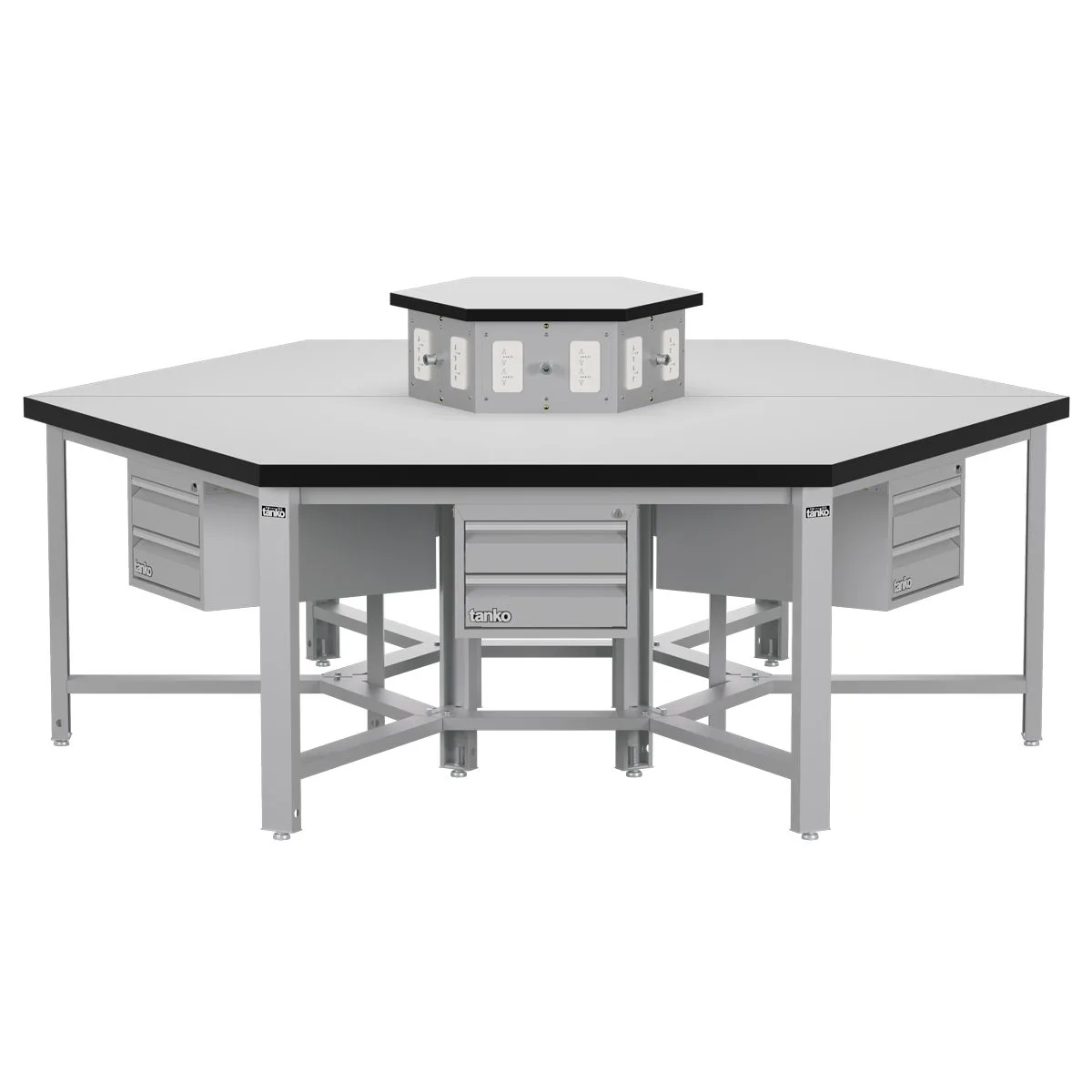 Hexagonal Workbench — Hanging Cabinet — WHB-881F1A
