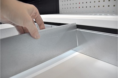 With dividers