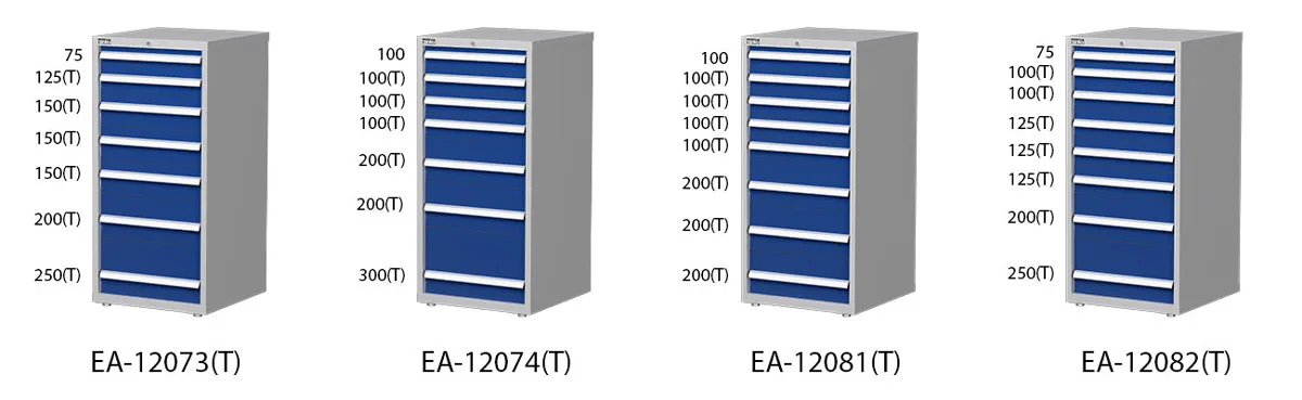 Drawer configuration and dimensions