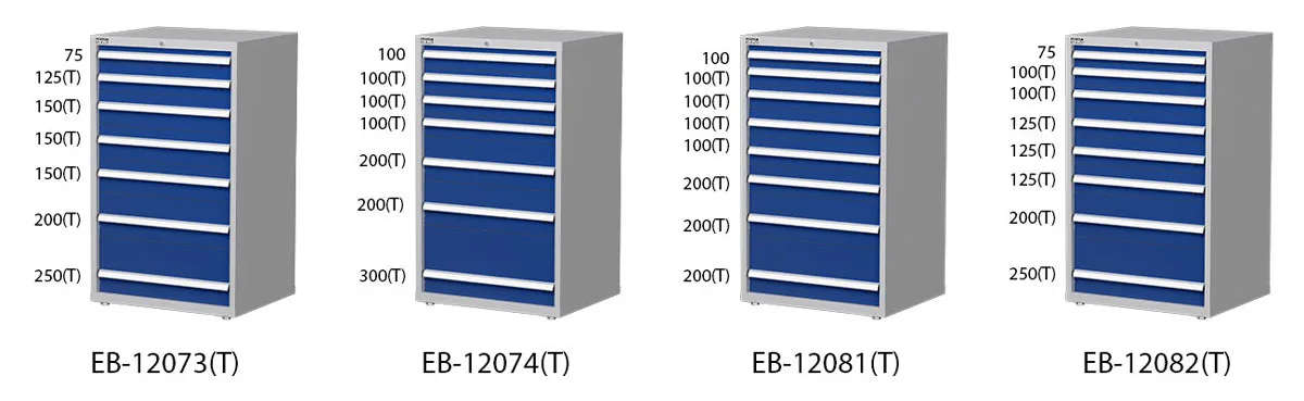 Drawer configuration and dimensions