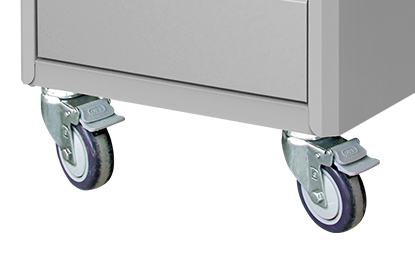4" PU castors