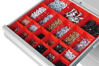 Mobile Tool Cabinet — Standard — Division boxes