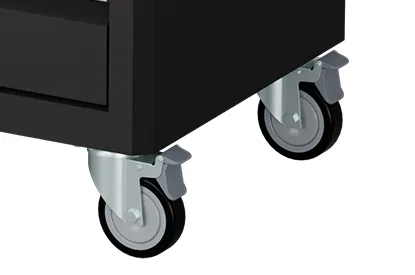 Mobile Tool Cabinet — Standard — 4" PU castors