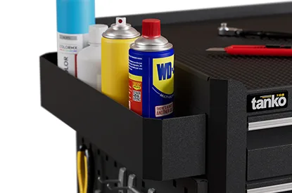 Mobile Tool Cabinet — Standard — Side tray