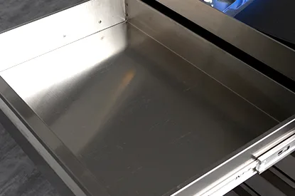 Trolley — Stainless Steel — Drawer