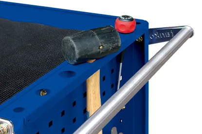 Trolley — Drawers — Stainless steel handle