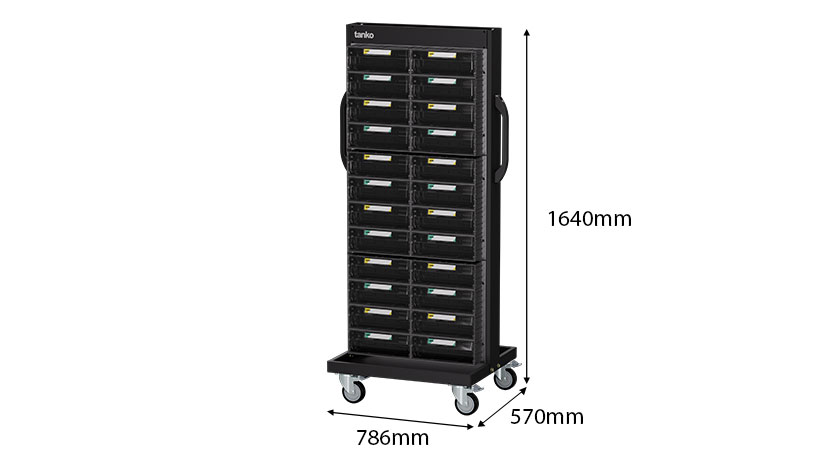 Tilt Out Bins Cart EKC-330M