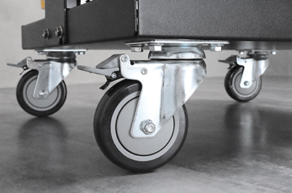 4" PU castors