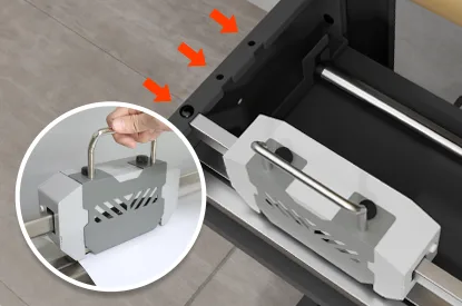 Packing Cart — Tabletop cutter