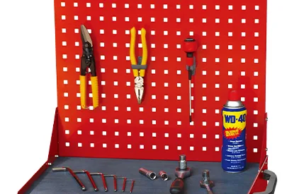 Mobile Tool Cabinet — Standard — Perforated board