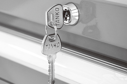 With lock