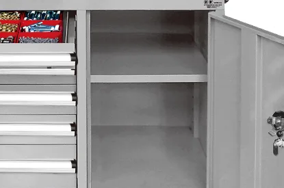 Mobile Tool Cabinet — Standard — Storage cabinet with shelf