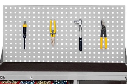 Mobile Tool Cabinet — Standard — Perforated board