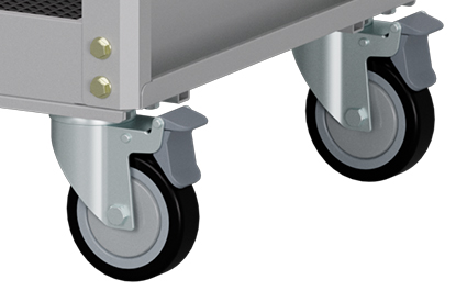 4" PU castors