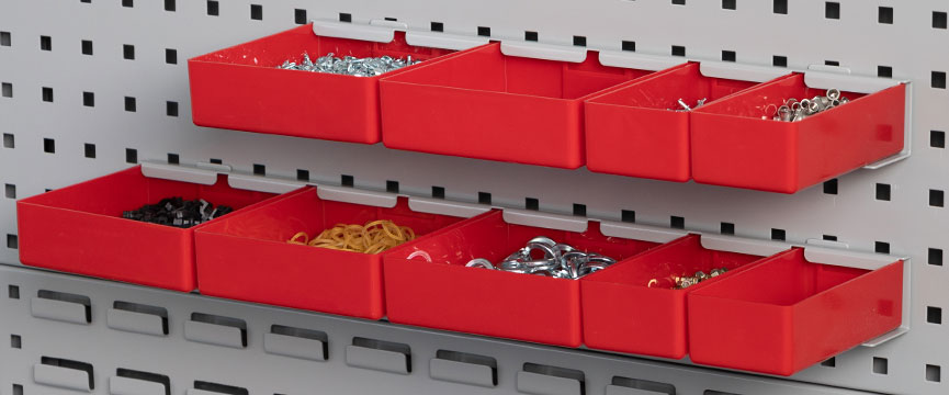 Hanging bin set