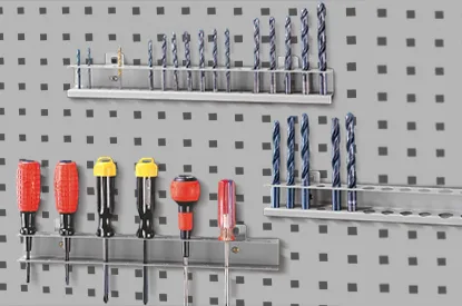 Perforated Board — Screwdriver holder