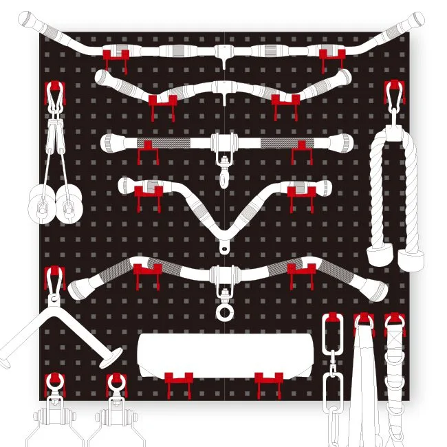 Perforated Board — Gym storage