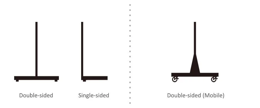 Hanger Rack — Single-sided ❘ KR-14 — step 2: Step.2 Double-sided / Single-sided