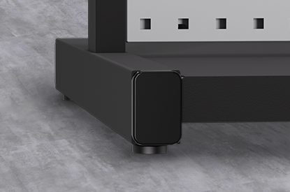 With leveler screws