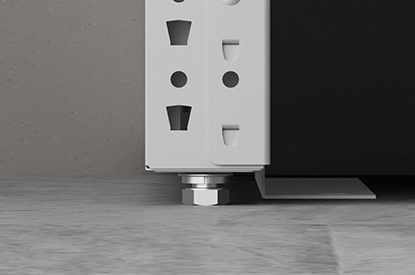 Leveler screws and floor anchors