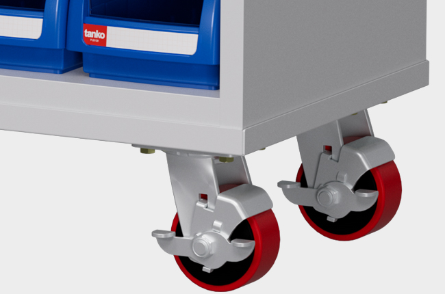 4" PU castors