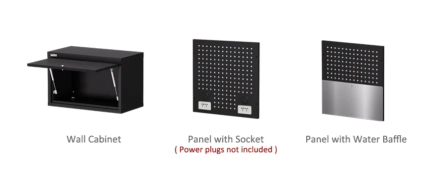 Professional Workstation — Storage Cabinet — step 3: Step.3 Panel set