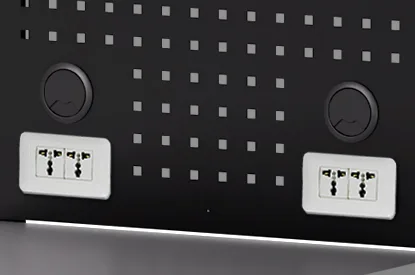 Professional Workstation — Storage Cabinet — Socket