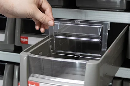 Parts Cabinet — With divider