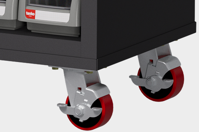 4" PU castors