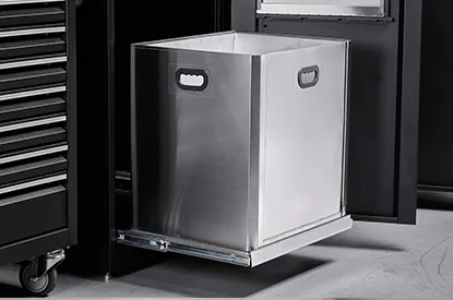 Professional Workstation — Wastebin Cabinet — Adjustable shelf