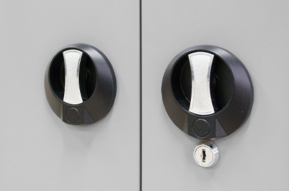 With lock