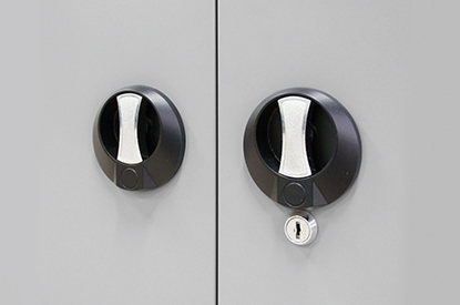 With lock