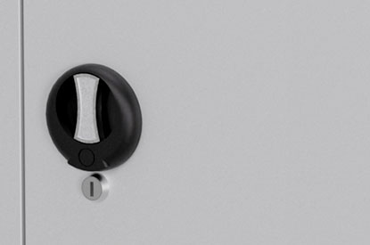 With lock