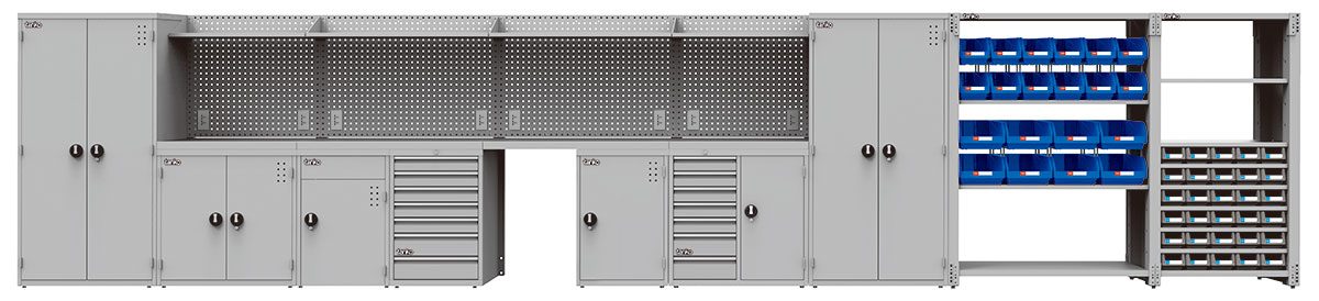 Classic Workstation — Drawer Rack