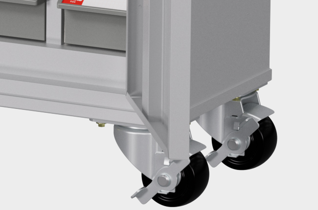 PU castors