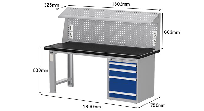 Perforated board+ Shelf+Socket